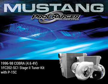 Picture of 1FC202-SC1 - 1996-98 COBRA (4.6 4V) Stage II Intercooled Tuner Kit w/P-1SC