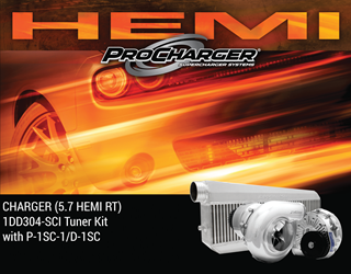 Picture of 1DD304-SCI-5.7 - 2006-2010 DODGE CHARGER HEMI R/T (5.7) High Output Intercooled Tuner Kit w/P-1SC-1