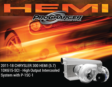 Picture of 1DK615-SCI - 2011-18 CHRYSLER 300 HEMI (5.7) High Output Intercooled System with P-1SC-1