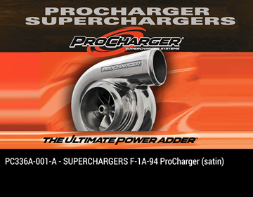 Picture of PC336A-001-A - SUPERCHARGERS F-1A-94 ProCharger (satin)