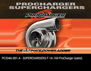 Picture of PC334A-001 - SUPERCHARGERS F-1A-104 ProCharger (satin)