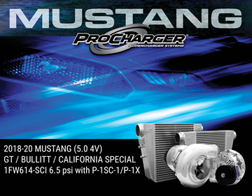 Picture of 1FW302-SCI - 2015-20 GT350 AND GT350R (5.2 4V) High Output Intercooled Tuner Kit with P-1SC-1