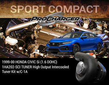 Picture of 1HB202-SCI - 1994-01 ACURA INTEGRA GSR AND TYPE R (1.8 DOHC) High Output Intercooled Tuner Kit with C-1A