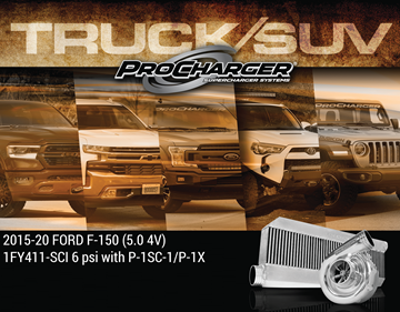 Picture of 1EC411-SCI - 2024-25 FORD F-150 (5.0 4V) High Output "PRO" Intercooled System with P-1X
