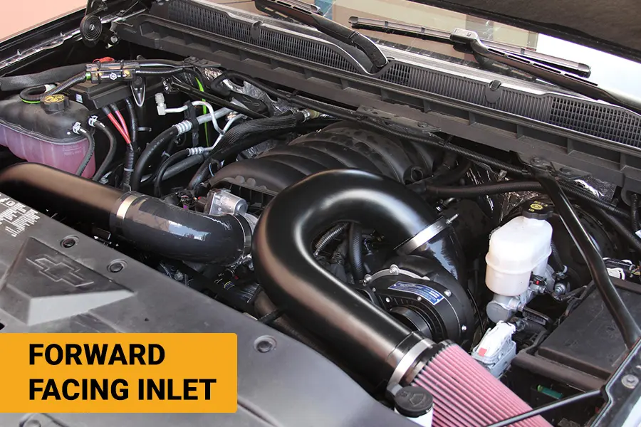 2014 2018 Silverado 1500 ProCharger Front Facing Underhood
