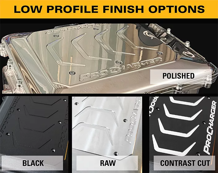 C8 Low Profile Finish Options